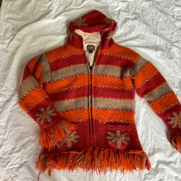 Kyber Outerwear 100% Wool Jacket made in Nepal (women’s XL) - Picture 3 of 9